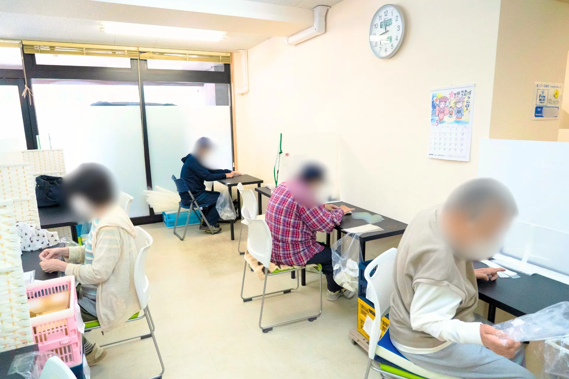 作業中の様子